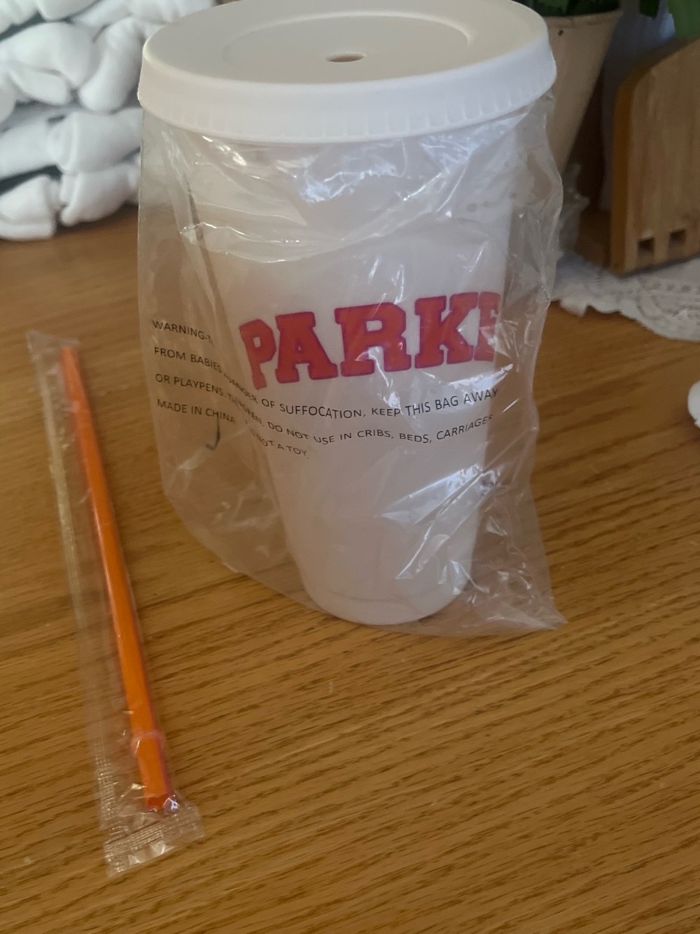PARKE and Dunkin Collab cup